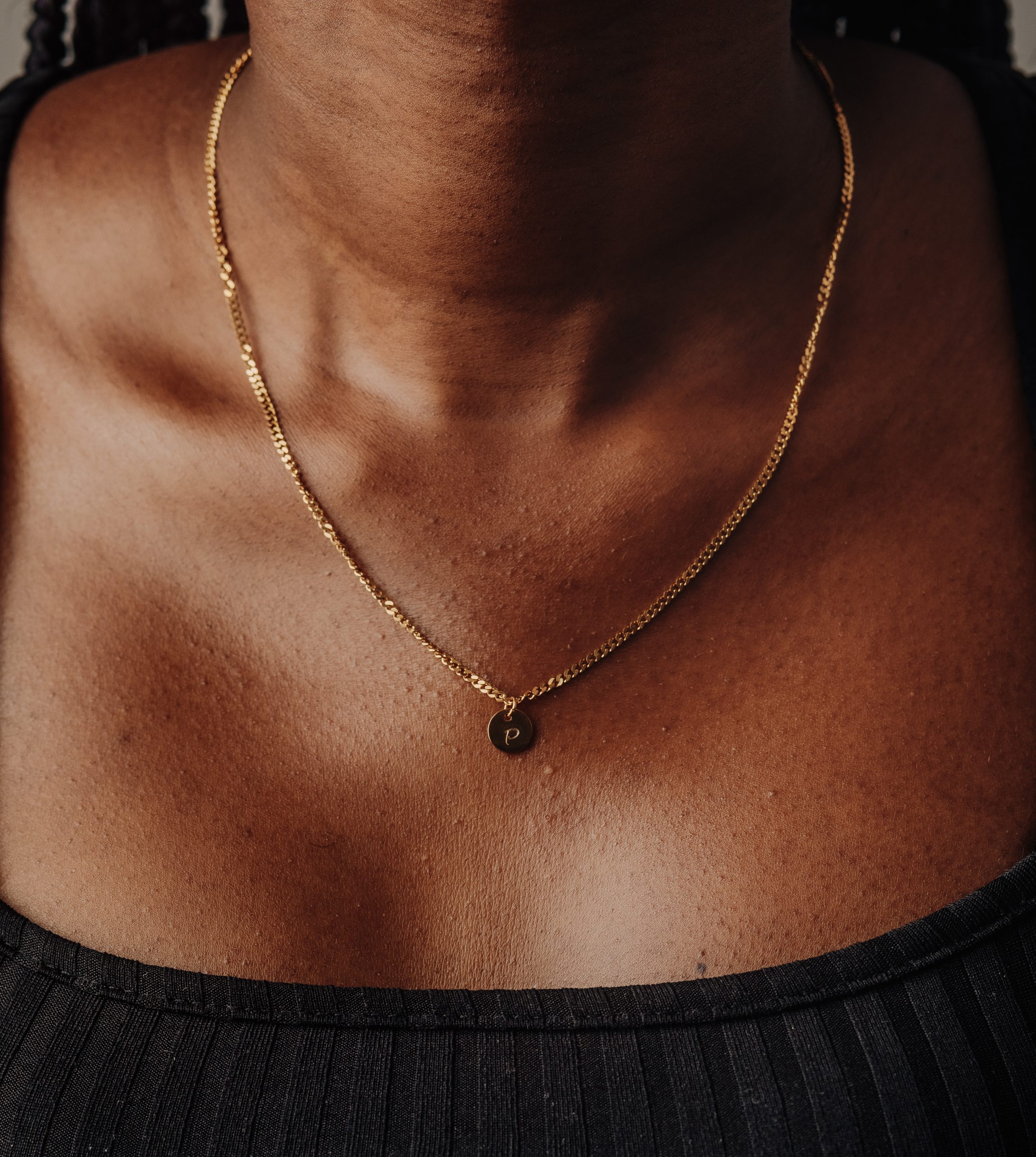 CURB LINK INITIAL NECKLACE - Image 3