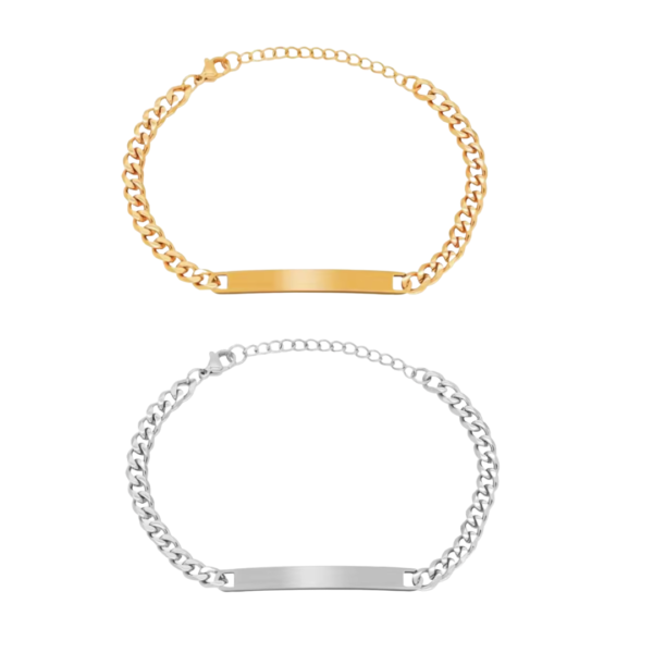 Customizable Dainty Curb Bracelet
