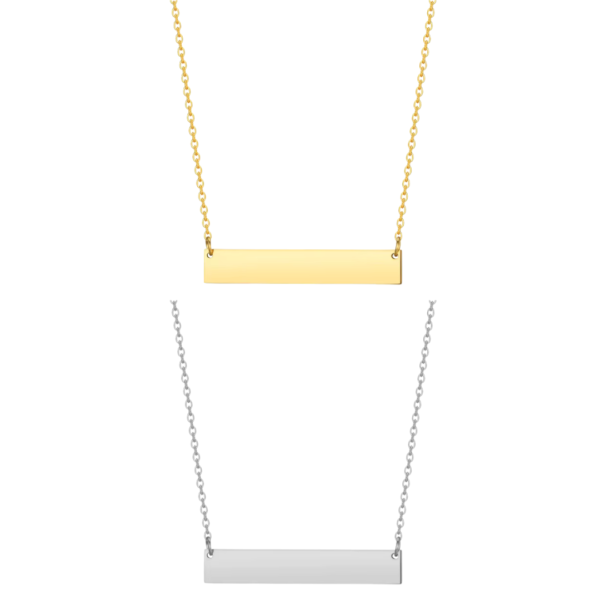 Customizable Plate Necklace