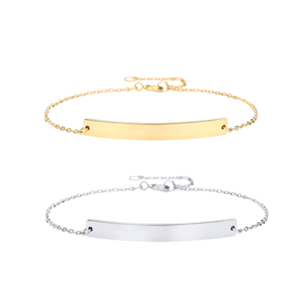 Customizable Arc Plate Bracelet